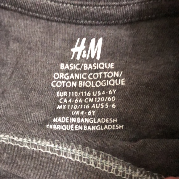 H&M Toddler Basics Long Sleeve Shirts (3 included) - 4-6Y - Picture 3 of 3